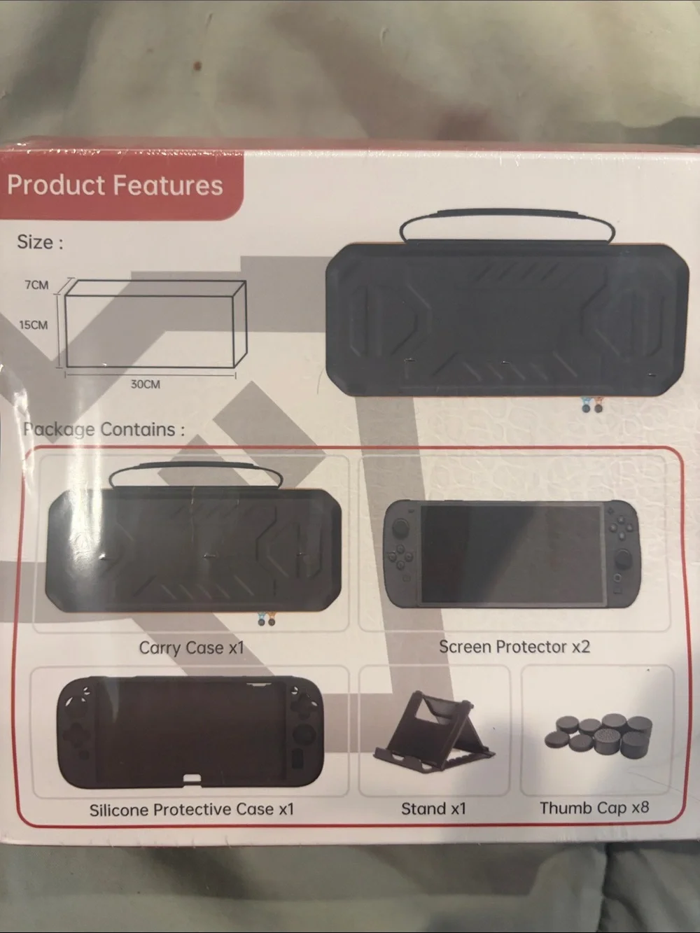 Black Carry Case for Nintendo Switch 2 - Protective Travel Case